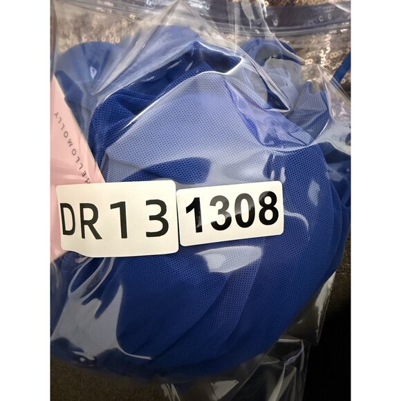 Hello‎ Molly WHISKEY SOUR DRESS BLUE luxury adjustable shoulder strapp navy XL - Picture 10 of 10